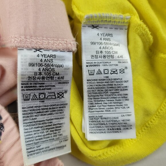 Gap 2 Piece Set Sleeveless T-Shirt & Leggings Size 4 Girls - Picture 12 of 16